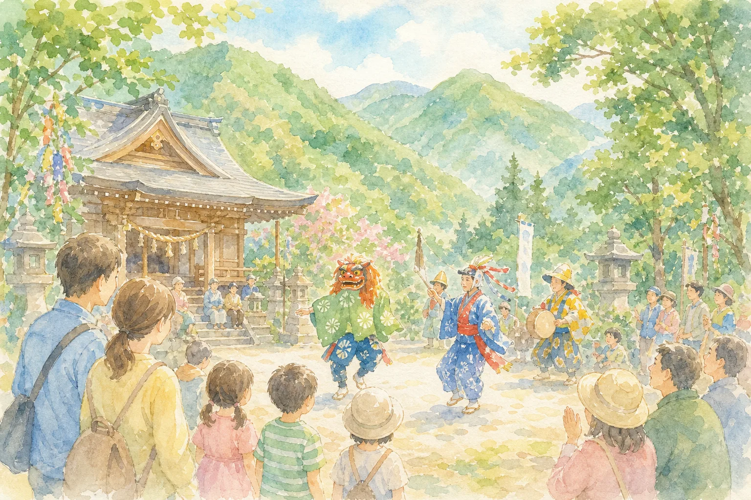 雲八幡神社 大分県中津市山国町