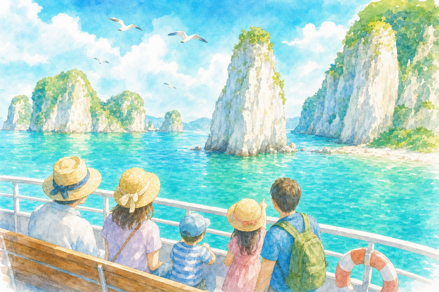 浦富海岸島めぐり遊覧船