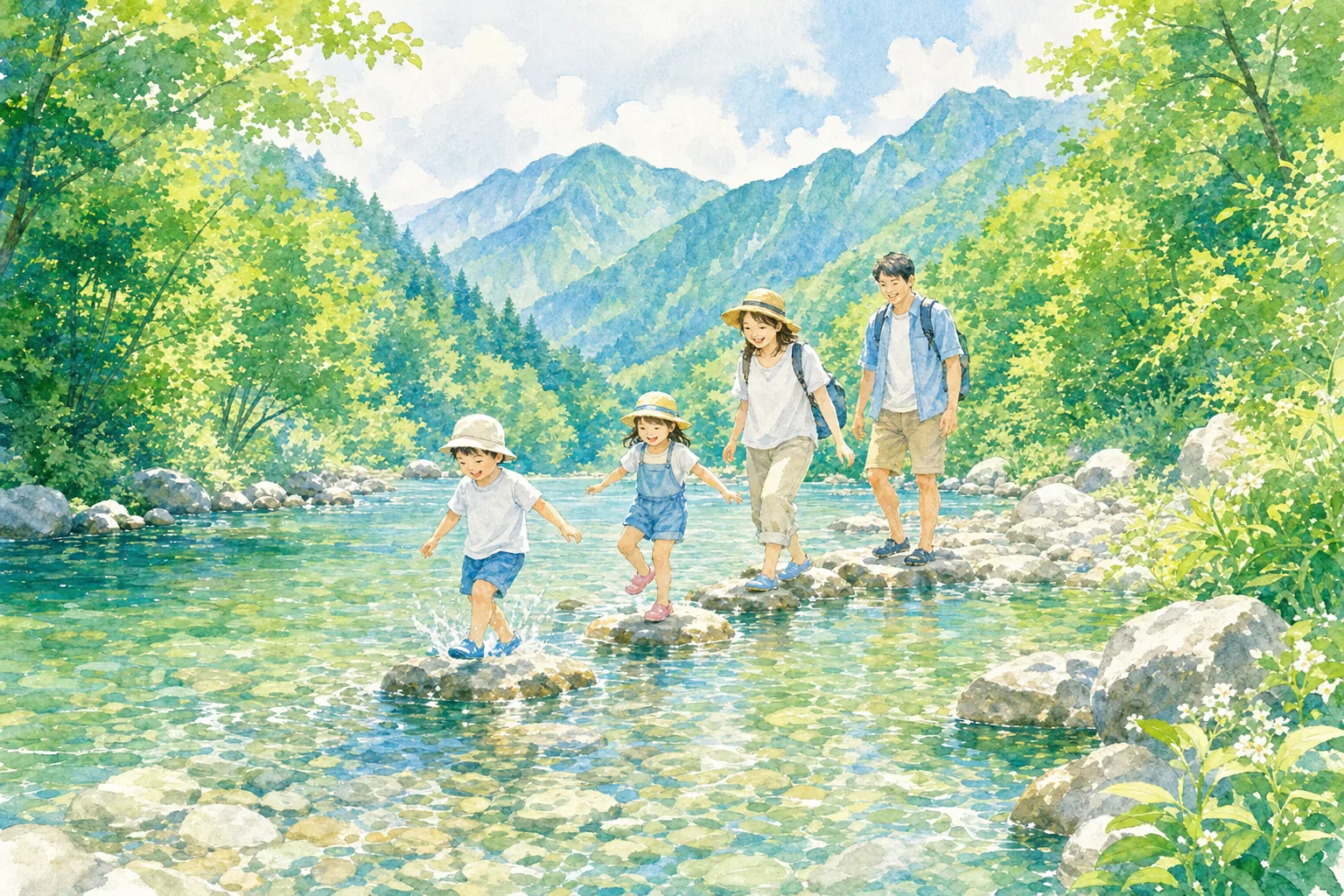 2026年 与田切公園 川遊びエリア 1日満喫コース