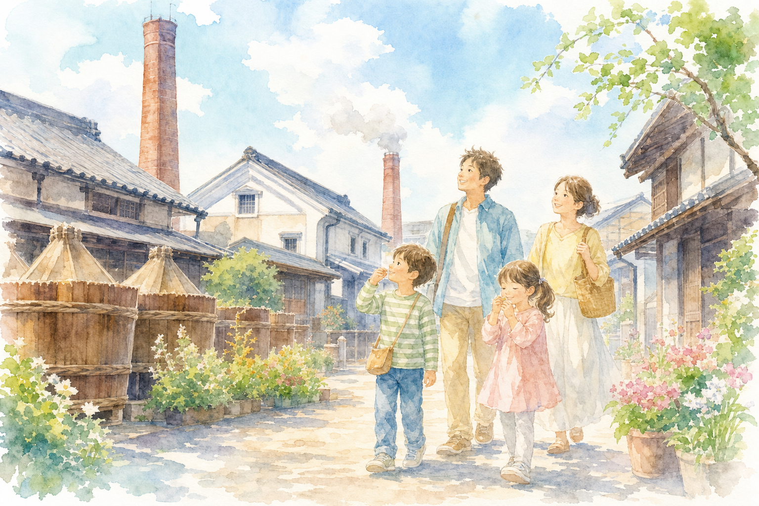 ヤマサ醤油工場見学センター受付