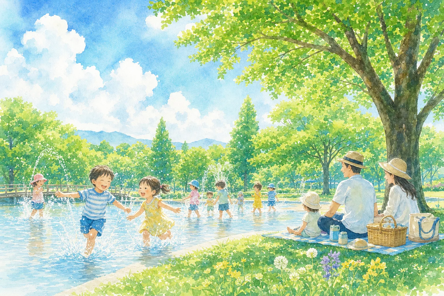 2026年 青葉中央公園 水遊び場 1日満喫コース