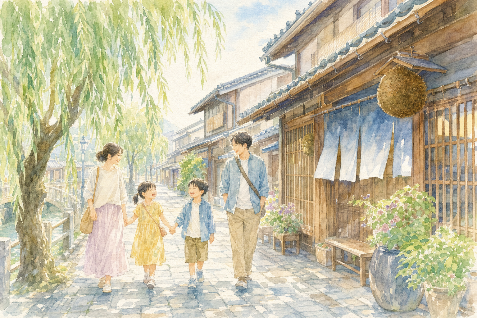 上田城下町 柳町（北国街道上田宿）